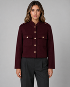 Veste courte style officier pour femme | Tenterden