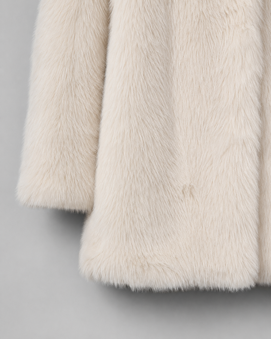 Women's Faux Fur Shawl Collar Jacket | Benenden