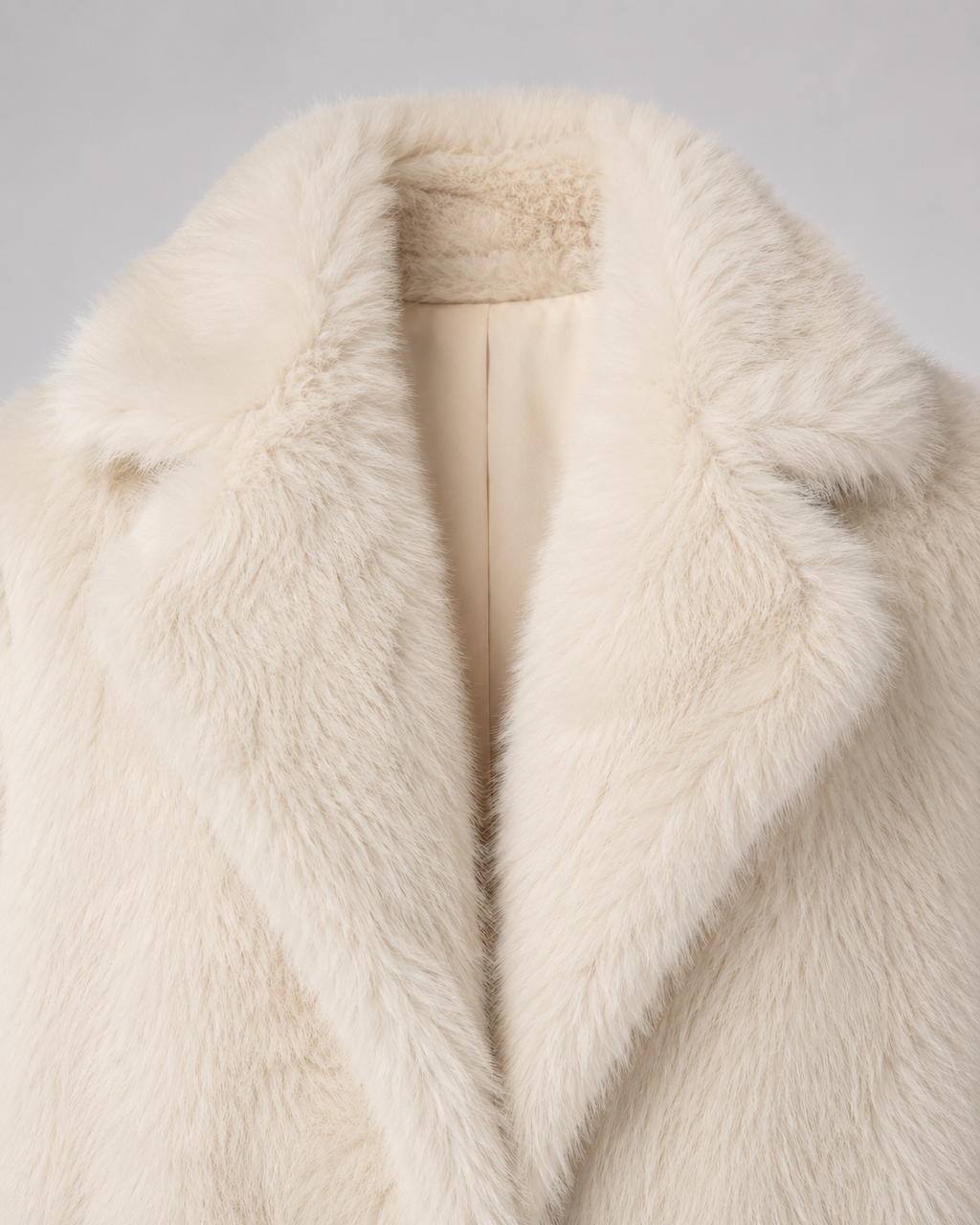 Veste à col châle en fausse fourrure pour femme | Benenden