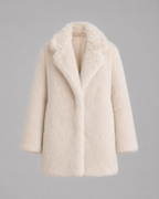 Veste à col châle en fausse fourrure pour femme | Benenden