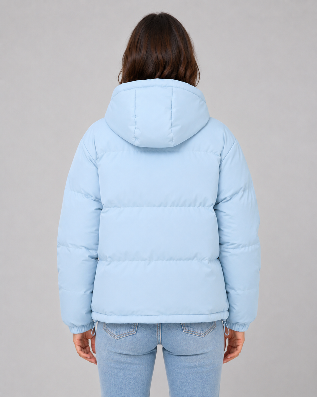 Women's Hooded Puffer Jacket with Drawstring Hem | Snowshill