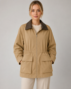 Veste de ferme zippée à col contrastant pour femme | Coleshill