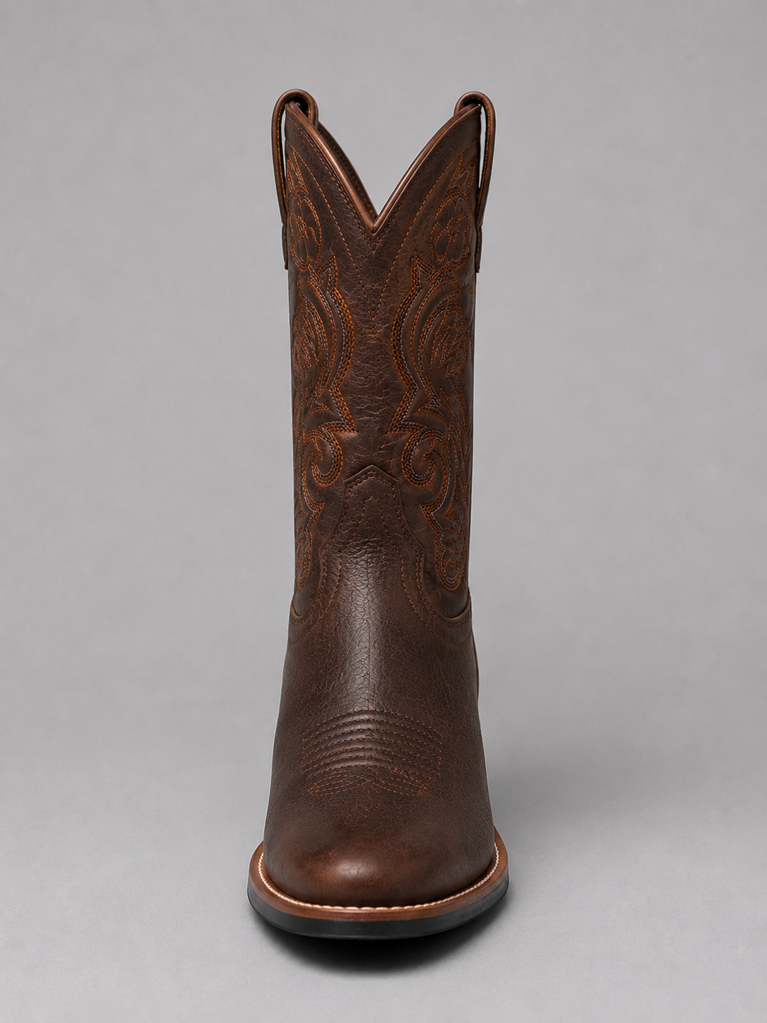 Women's Embroidered Faux Leather Cowboy Boots | Hartington