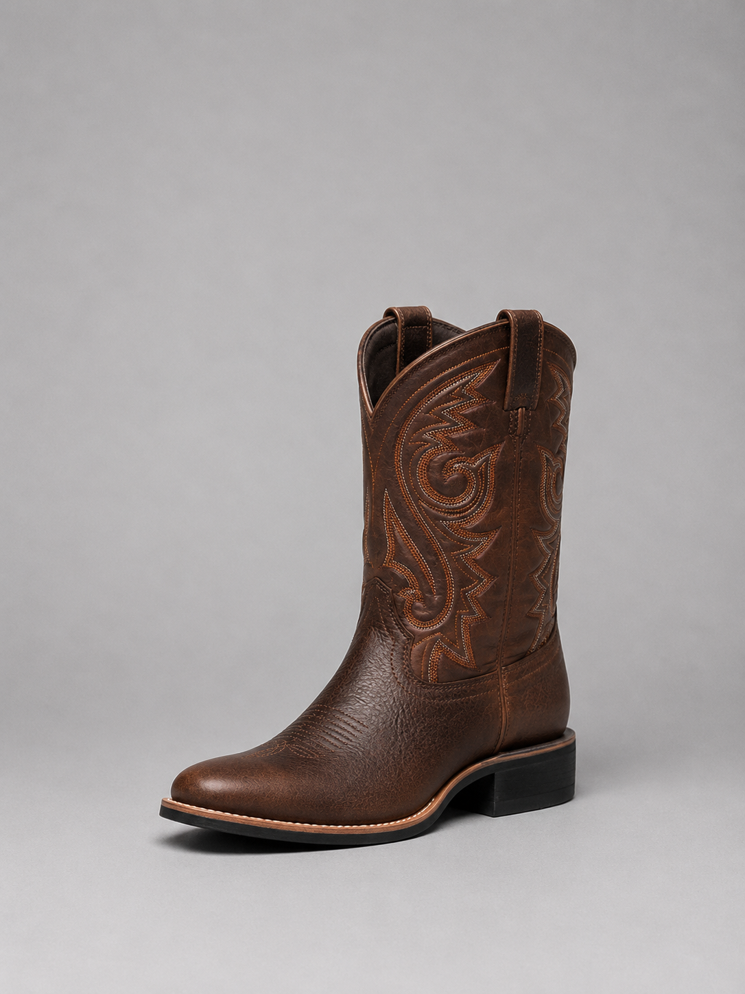 Women's Embroidered Faux Leather Cowboy Boots | Hartington