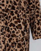 Manteau en fausse fourrure à motif léopard pour femme | Glynde