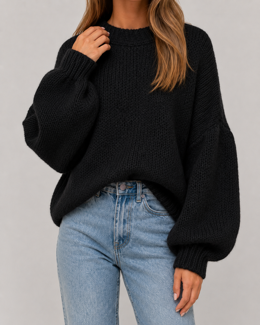 Pull oversize pour femme en maille épaisse | Bamford