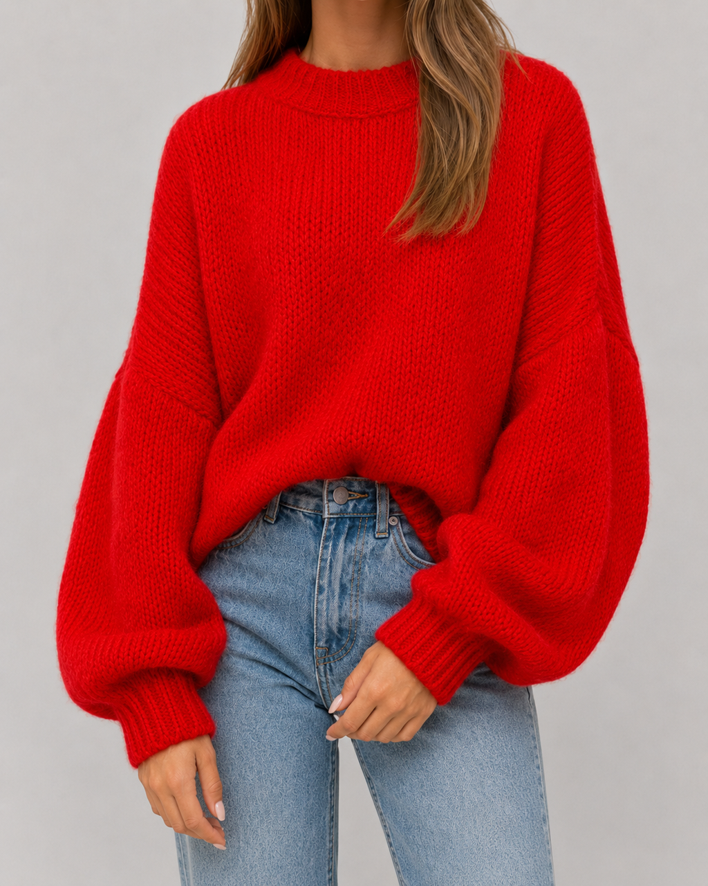 Pull oversize pour femme en maille épaisse | Bamford