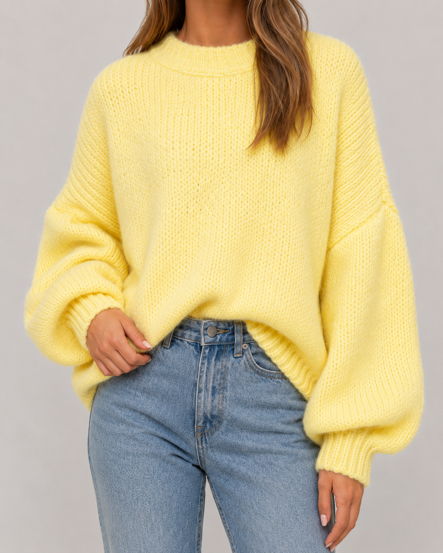 Pull oversize pour femme en maille épaisse | Bamford