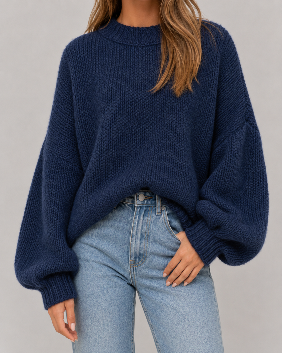 Pull oversize pour femme en maille épaisse | Bamford