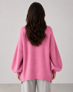 Pull oversize à manches ballon pour femme | Alresford