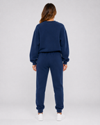 Damski oversize'owy komplet dresowy ze spodniami jogger z mankietami | Swinbrook