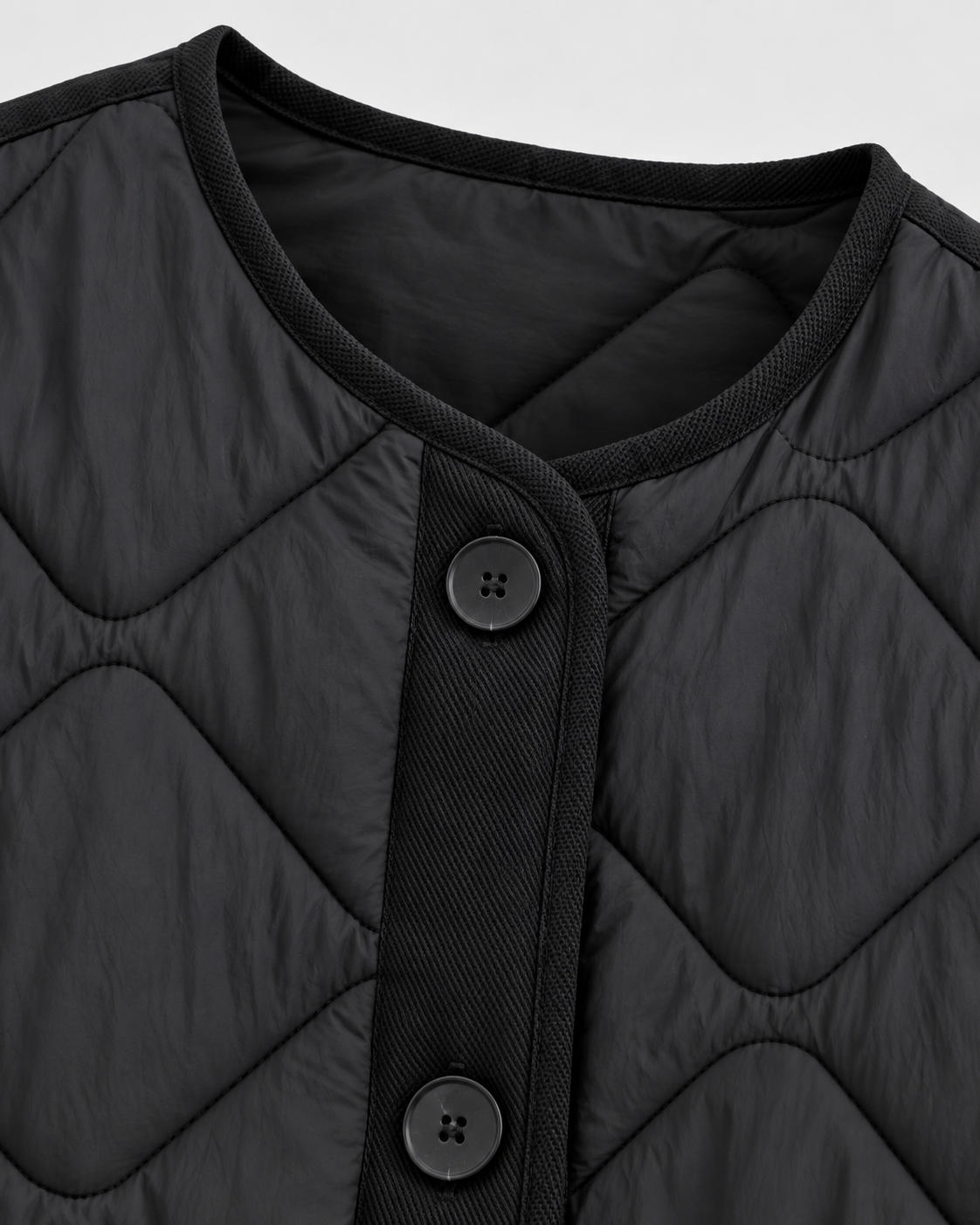 Women's Collarless Quilted Liner Jacket | Hawkshead
