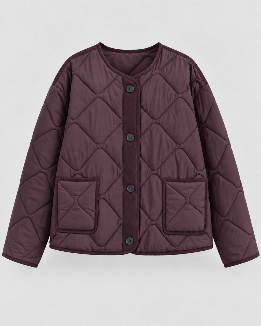 Women's Collarless Quilted Liner Jacket | Hawkshead
