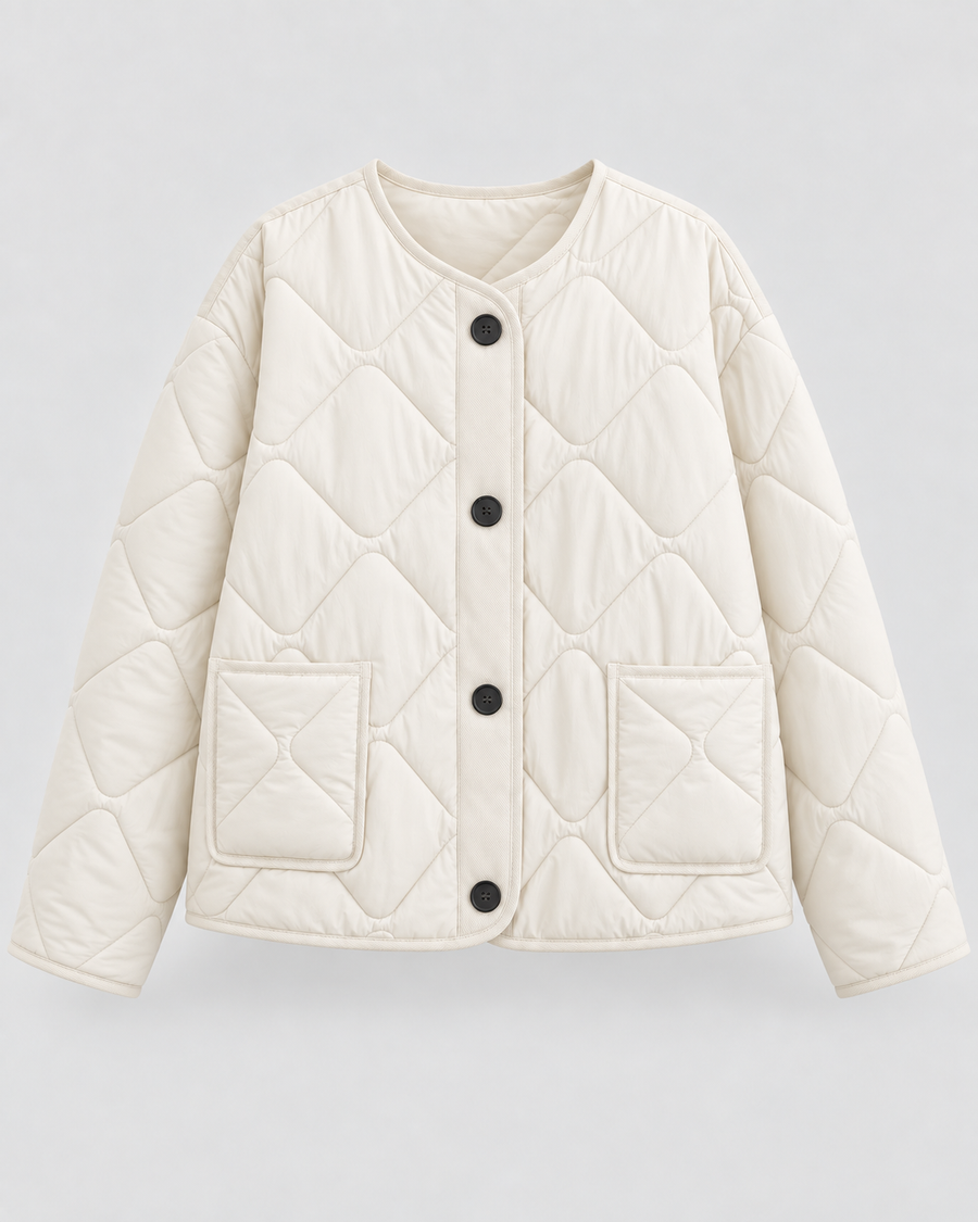 Women's Collarless Quilted Liner Jacket | Hawkshead