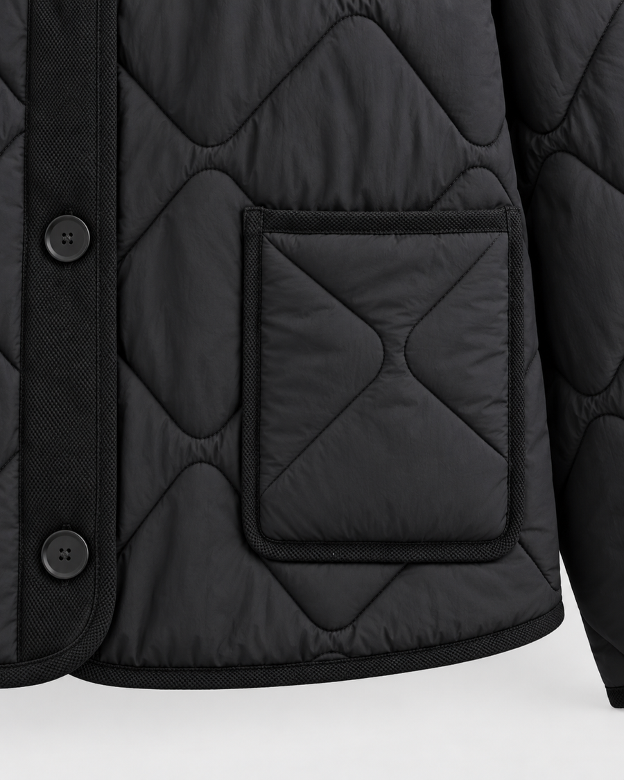 Women's Collarless Quilted Liner Jacket | Hawkshead