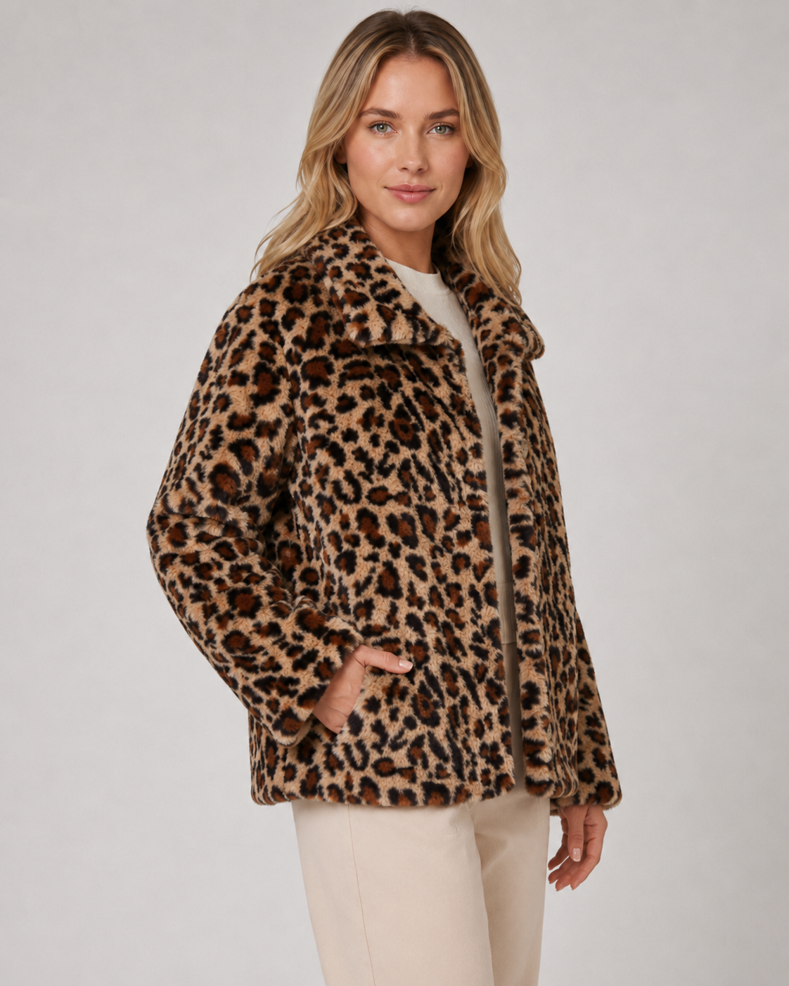 Veste matelassée réversible à motif léopard pour femme | Wadhurst