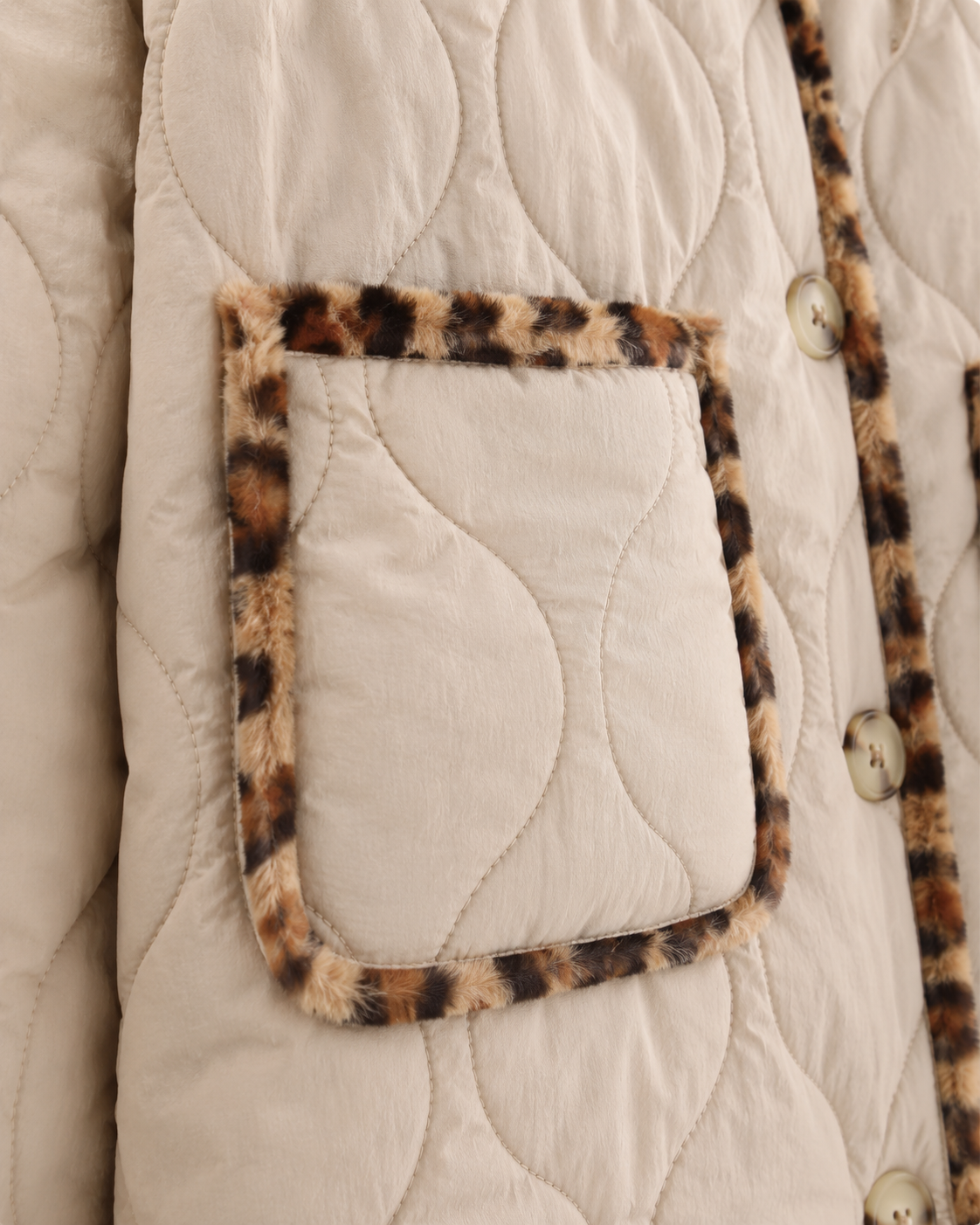 Veste matelassée réversible à motif léopard pour femme | Wadhurst