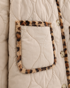 Veste matelassée réversible à motif léopard pour femme | Wadhurst