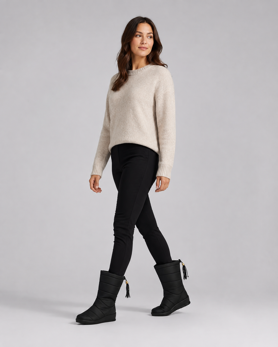 Bottes de neige matelassées, mi-mollet, pour femme | Chiddingstone