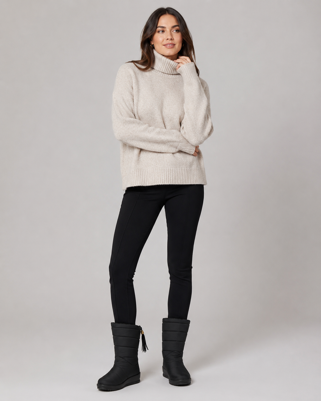 Bottes de neige matelassées, mi-mollet, pour femme | Chiddingstone