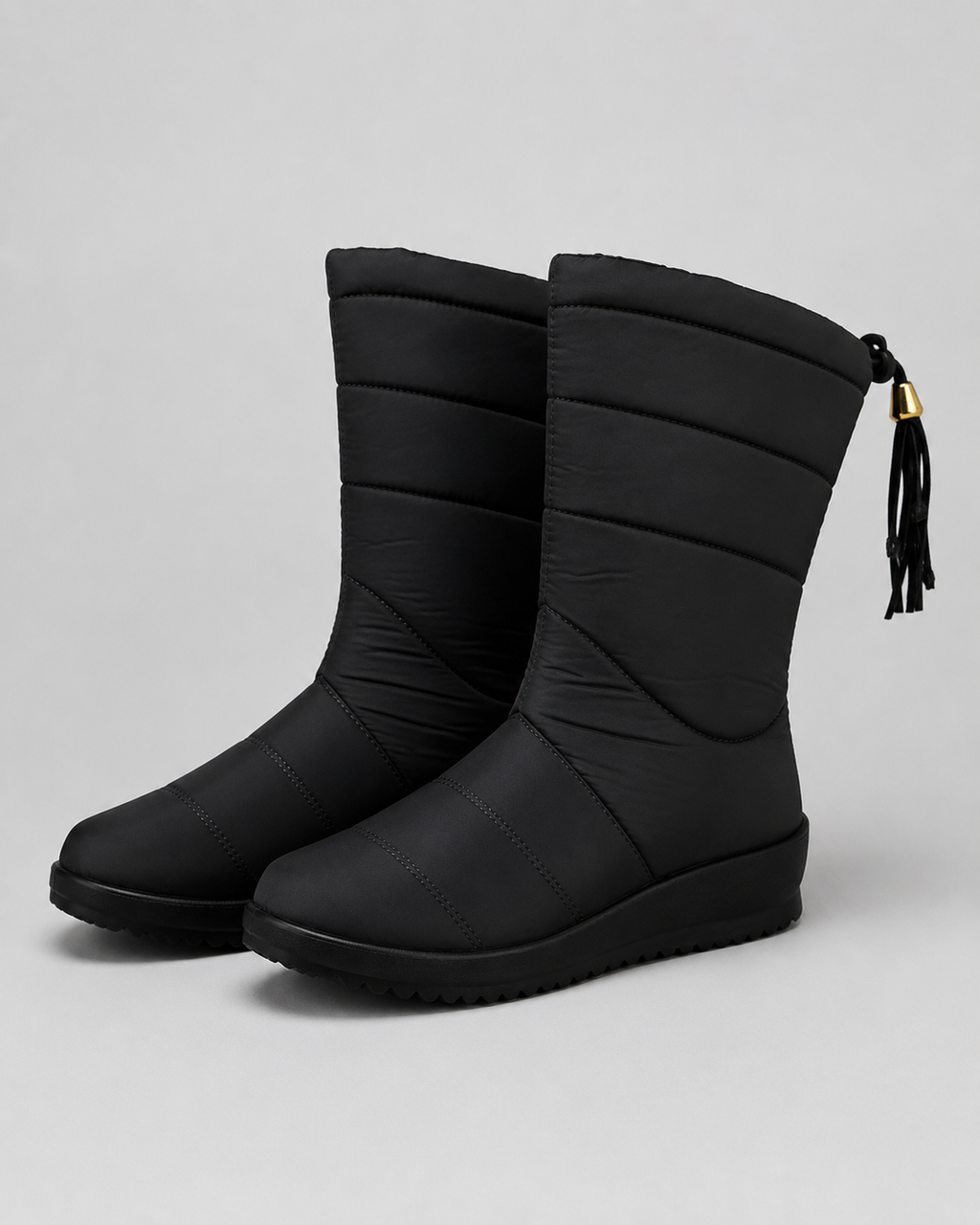 Bottes de neige matelassées, mi-mollet, pour femme | Chiddingstone