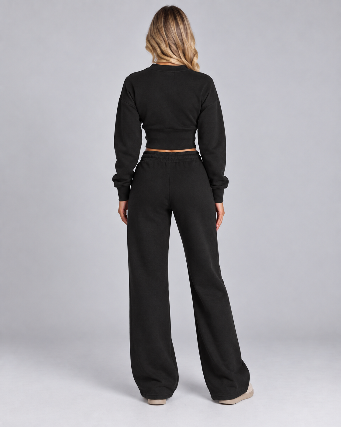 Ensemble coordonné de survêtement court zippé pour femme | Alnwick