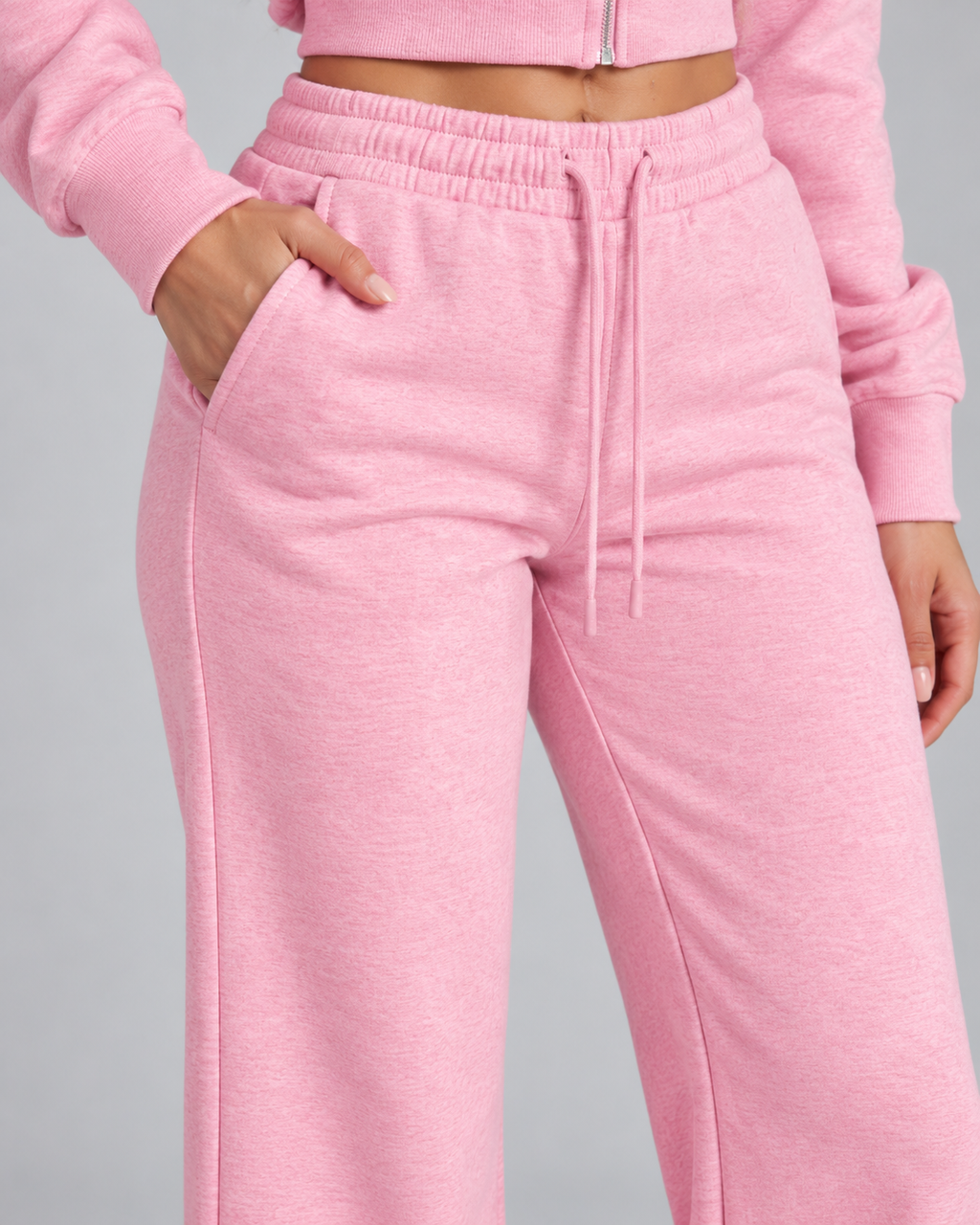 Ensemble coordonné de survêtement court zippé pour femme | Alnwick