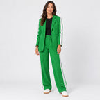 Women's blazer and trouser set in Green | Brockweir – front view