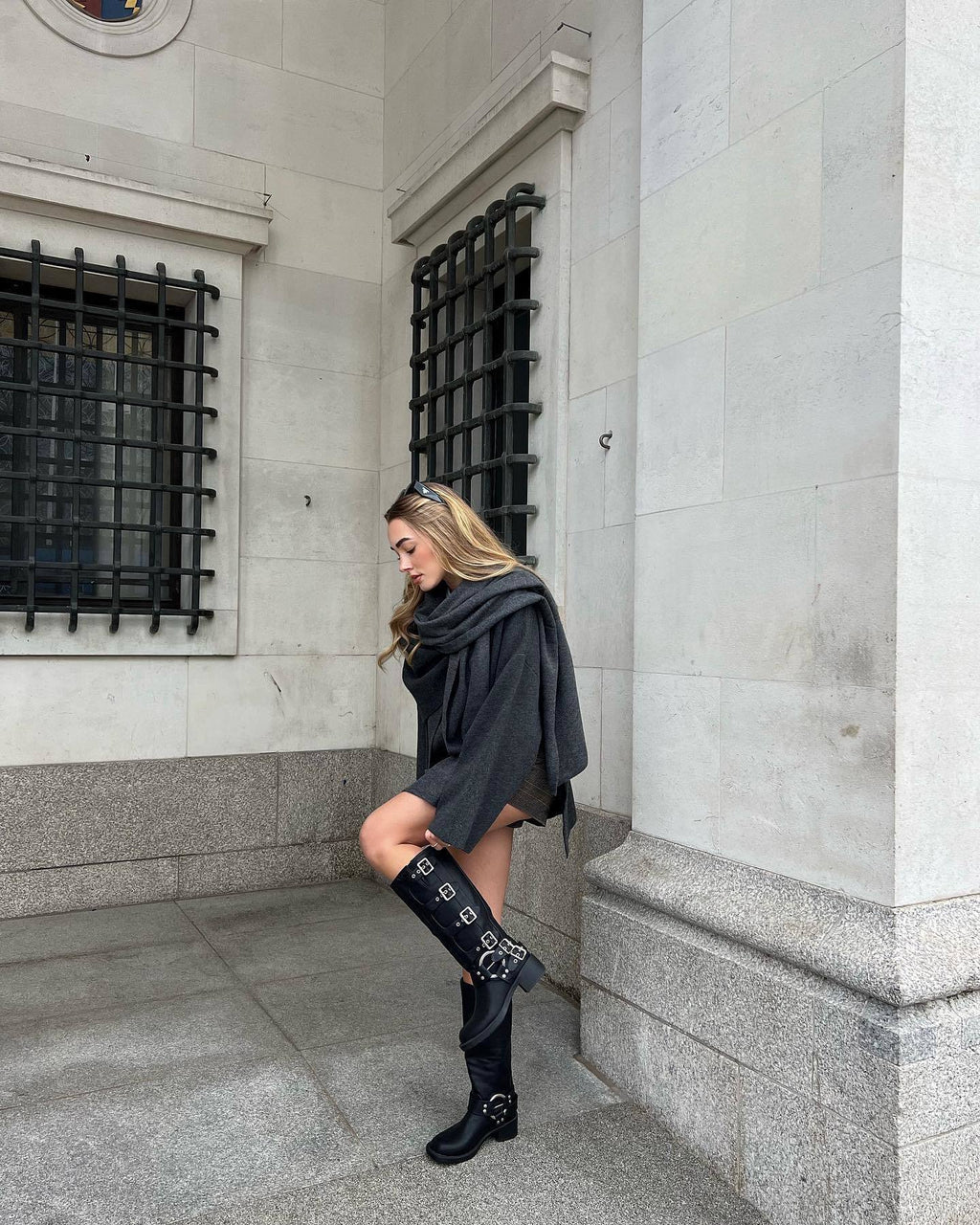 Manteau-cape court structuré pour femme | Budleigh